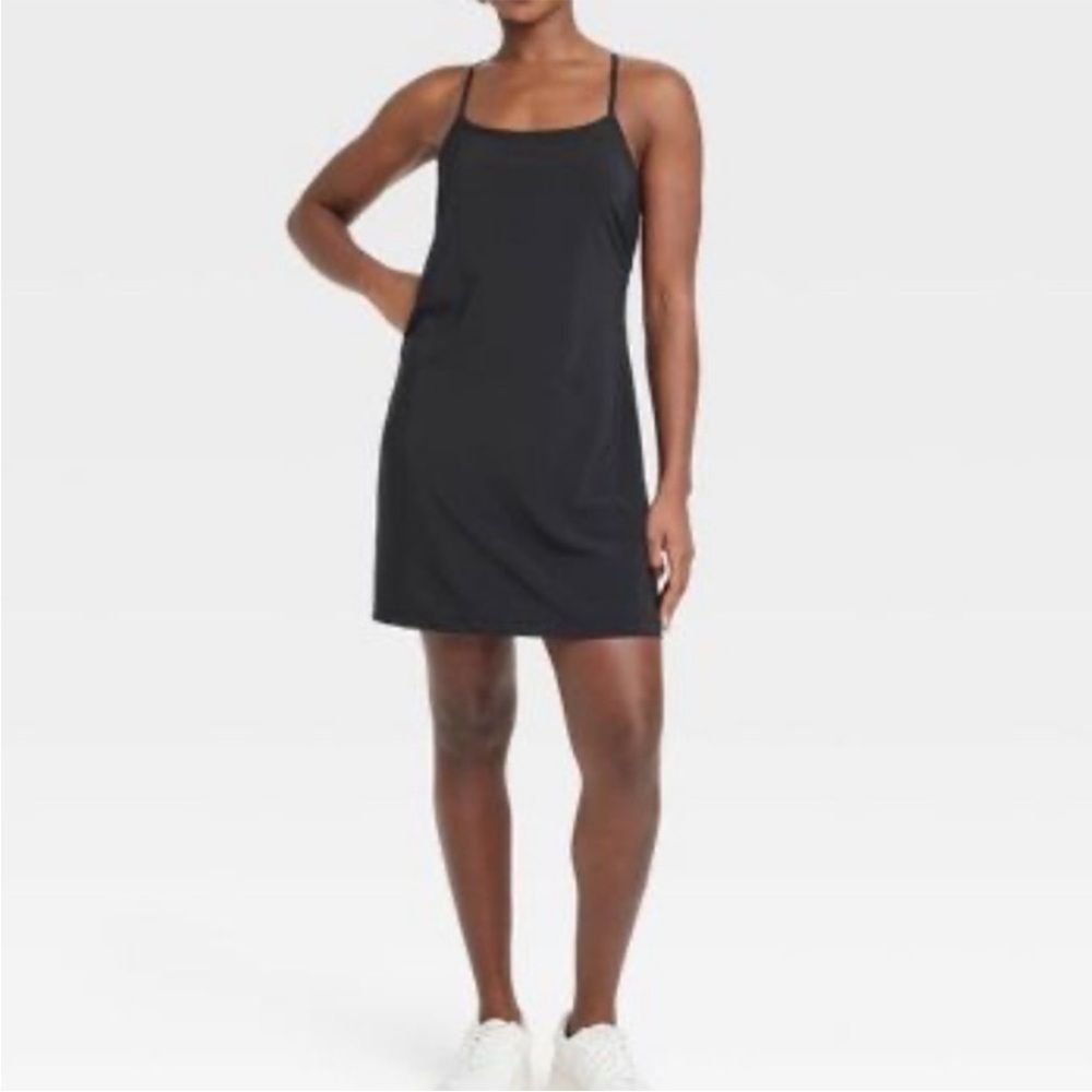 All in Motion Black Dress